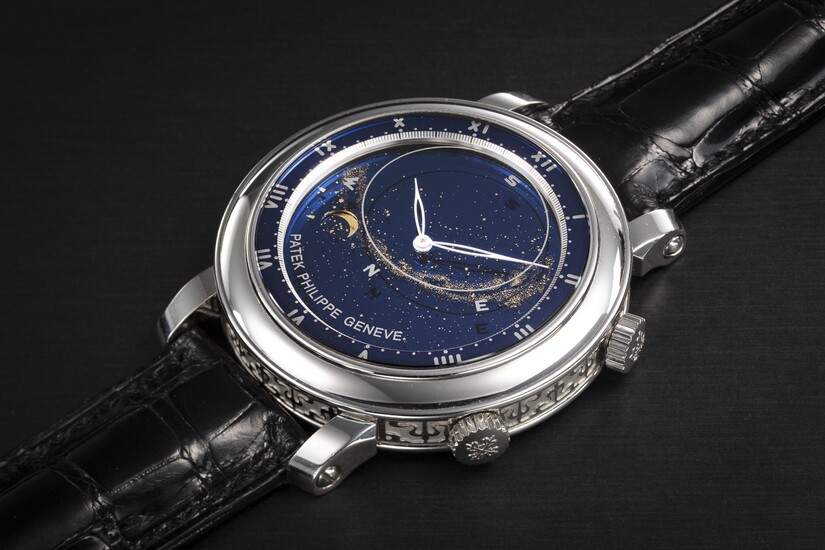 PATEK PHILIPPE, CELESTIAL REF. 5102G-001, A RARE GOLD AUTOMATIC ASTRONOMICAL WATCH