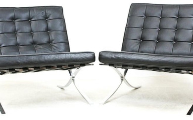 Pair of Barcelona chairs
