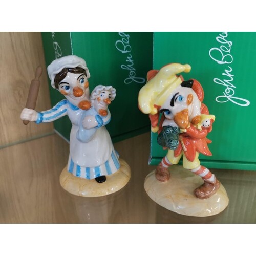 Pair of Limited Edition Beswick Punch & Judy Figures 349/250...