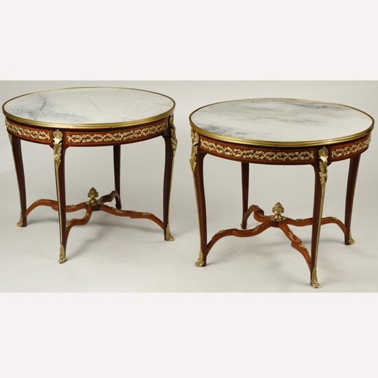Pair of Louis XV Style Dore Bronze Mounted Guerdions.