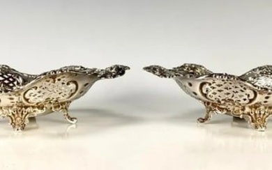 Pair of Tiffany & Co. Sterling Ornate Dishes