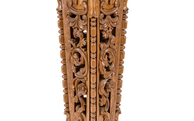 Palm pedestal, 20th century, wal