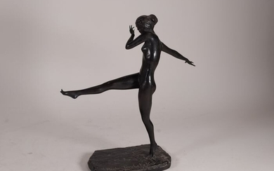 Paolo Troubetzkoy - Sculpture, Nude of a dancer