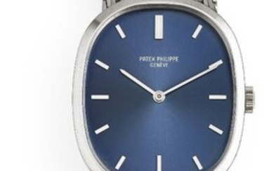 Patek Philippe A wristwatch of 18k white gold. Model Ellipse, ref. 3548/1....