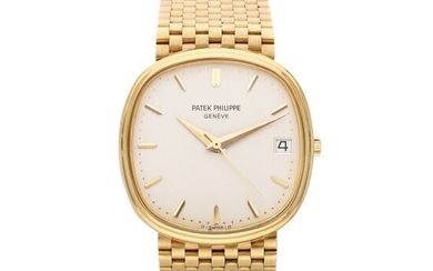 Patek Philippe Reference 3734/002 Golden Ellipse | A yellow gold cushion shaped bracelet watch, Circa 1984