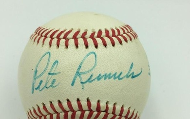 Pete Runnels 1960 & 1962 Batting Champ Single Signed Baseball Boston Red Sox JSA