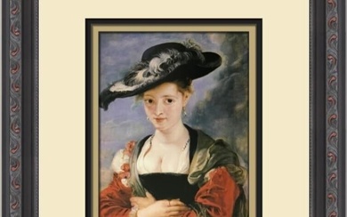 Peter Paul Rubens Portrait of Susanna Lunden Custom Framed Print