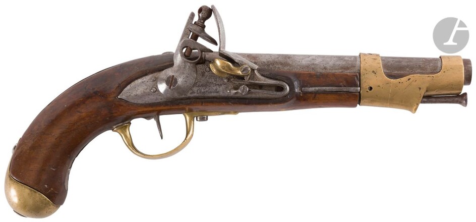 Pistolet d’arçon à silex modèle 1763-1766.... - Lot 5 - Ader