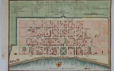 "Plan de la Nouvelle Orleans," by Jacques Nicolas