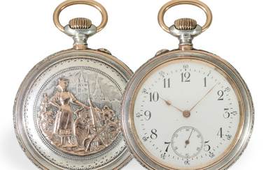 Pocket watch: very rare marksman's watch of fantastic quality, Piguet-Capt Lausanne 1894