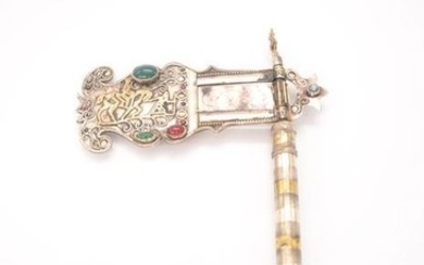 Putim rattle - .840 silver - Turkmenistan - 20th century