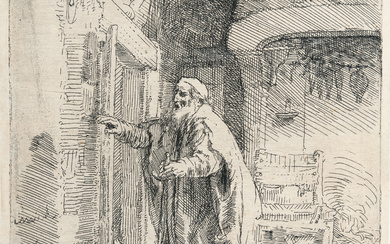 Rembrandt Harmensz. van Rijn (1606 Leiden - Amsterdam 1669) – The Blindness of Tobit: the Larger Pla
