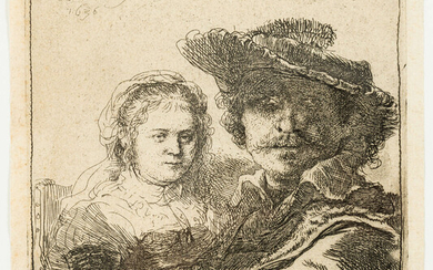 Rembrandt van Rijn (1606-1669) Self Portrait with Saskia