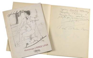 Réunion de 2 livres. Yantchevsky, Nicolai Dmitrievitch, ( 1898 - 1959 )- autographe. Apollon en...