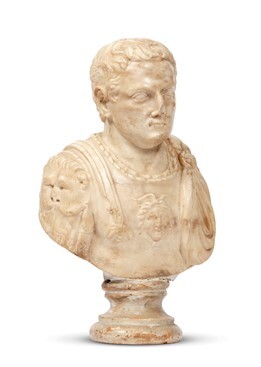 Roma, secolo XVII BUSTO DI TITO in marmo, imperatore...