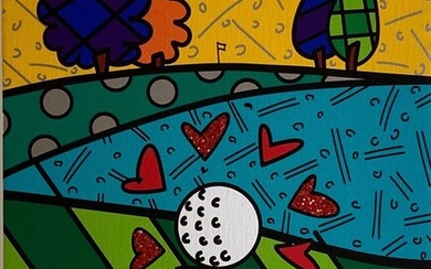Romero Britto (1963) - Love Golf