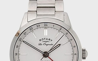 Rotary - A steel 'Les Originales Tradition GMT' wristwatch