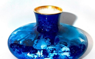 Royal Doulton Seriesware Blue Children Vase