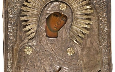 Russia, Icon - Mother of God from the Deesis group, circa 1850