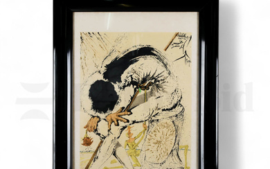 SALVADOR DALI (1904-1989), SERIGRAFIA "D.Quixote"