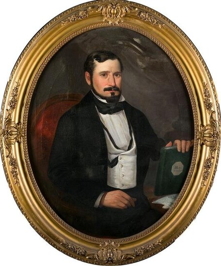 SÃNCHEZ RAMOS (19th century) "Portrait of a