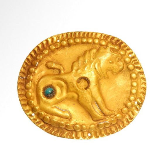 Scythian Gold Sheet Plaque of a Lion, c. 5th Century