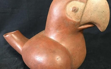 Signed INAH Pottery, Toucan from Yucatan, MEXICO