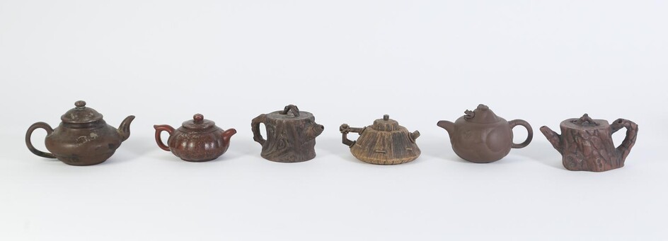 Six Chinese Ceramic Teapots, Modern FR3SHLM