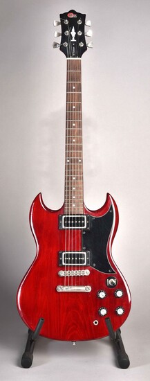 Six-string electric guitar in Gibson