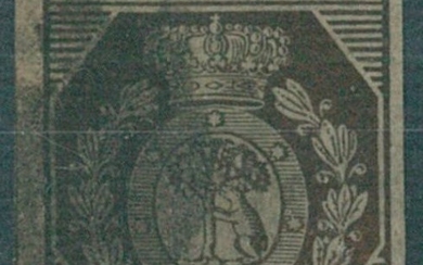 Spain 1853/1853 - Coat of Arms of Madrid. Exfima and Soro certificate - Edifil 22/23