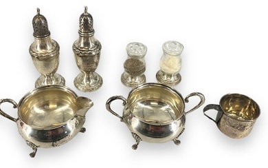Sterling Silver, Sterling Weighted, and Sterling and Glass Housewares