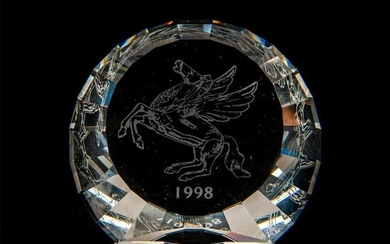 Swarovski Crystal, 1998 Pegasus Plaque