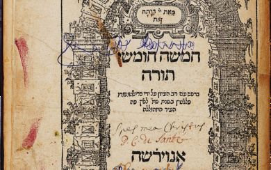 TENACH. ANTWERP 1580. Torah, Nevi’im U’Kesuvim, Christofer Plantin (publisher)....
