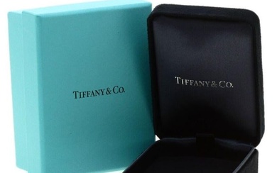 TIFFANY & Co. Platinum Diamond Pink Sapphire Heart Pendant Necklace