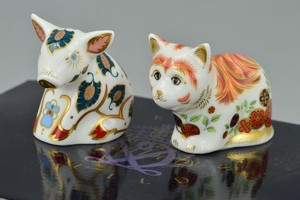 TWO ROYAL CROWN DERBY COLLECTORS GUILD PAPERWEIGHTS, 'Spice ...