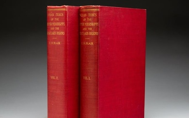 TWO VOLUME SET INDIAN TRIBES BY E.H. BLAIR.