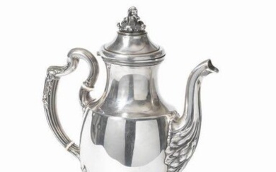 Teapot - .950 silver - Paul Canaux - France - Late 19th century