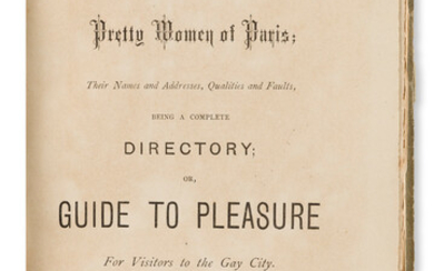The Pretty Women of Paris: their Names and Address, Qualities and Faults, Being...
