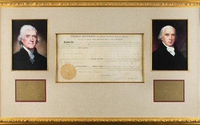 Thomas Jefferson and James Madison Document Signed