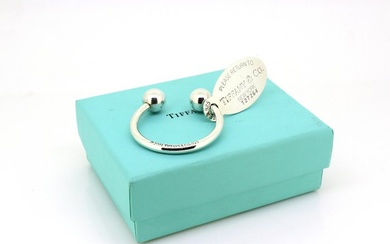Tiffany - 925 Silver - Key Ring with pendant