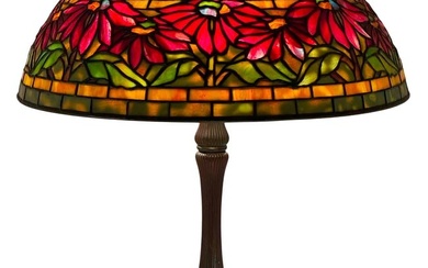 Tiffany Studios "Poinsettia" Table Lamp