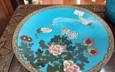 Two Cloisonné plates and two vases