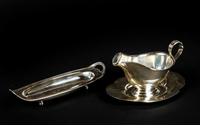 Two Sterling Silver Sauce Serving Pieces