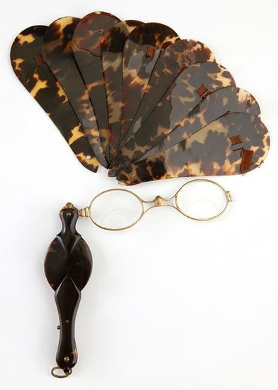 Two Tortoise Shell Items, 19th c., consisting of a