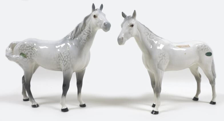 Two large Beswick horses, comprising 'Swish Tail Horse', model...