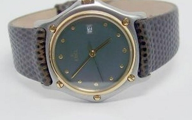 Unisex S/Steel & 18k EBEL Quartz Watch Ref. 183909*