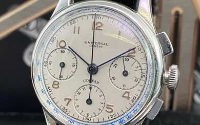 Universal Genève - Compax Chronograph Cal. 285 - No Reserve Price - 7576 - Men - 1901-1949