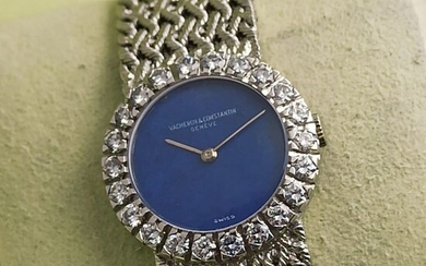Vacheron Constantin - Lapis Lazuli Dial 4.2 CT Fullriver Diamond's - Women - 1970-1979