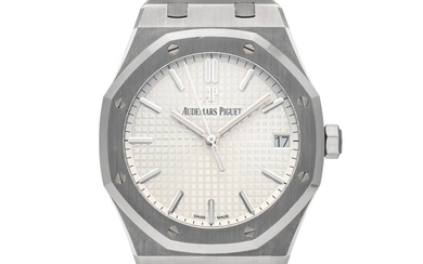 Audemars Piguet Reference 15500ST.OO.1220ST.04 Royal Oak | A stainless steel automatic wristwatch with date and bracelet, Circa 2021