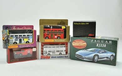 Various boxed diecast including 1/24 Matchbox Jaguar